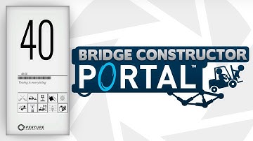 Bridge Constructor Portal Gameplay - (PC/2K 60FPS) - Level 40 - Timing is Everything