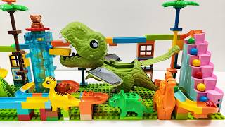 GIANT T-Rex Attacks This Dino Marble Run — Watch Out! | Best Moments #5