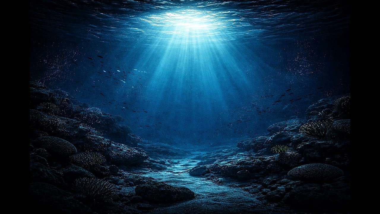 深海の静寂でぐっすり眠れる 🌊 Deep Ocean Sleep Sounds | 3 Hours Relaxing Underwater Ambience