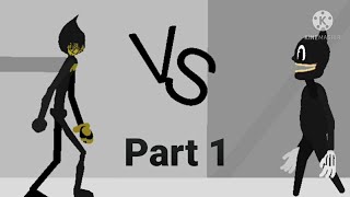 Cartoon Cat Vs Bendy |StickNodes| Part 1