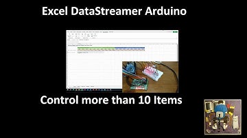 Excel DataStreamer and Arduino. More Than 10 Channels to control things like LEDs
