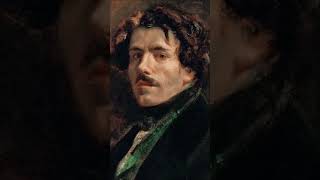 Eugène Delacroix (Self-Portrait) | Glitch Noise Portraits