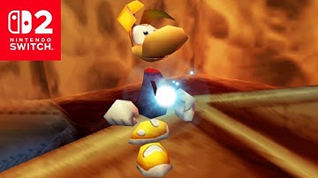 Rayman 2 (Nintendo Switch 2) - 100% Walkthrough Part 5 Gameplay - The Sanctuary Of Stone And Fire