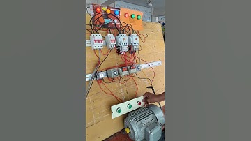 Automatic forward reverse With magnetic contractor @eeetrainer #forward #reverse #electrical