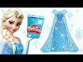 💎 How To Make Princess Elsa Super Sparkle Play Doh Dress DIY