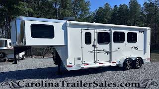 2025 Shadow 3 Horse Trailer with 5'6" Compact LQ Tour