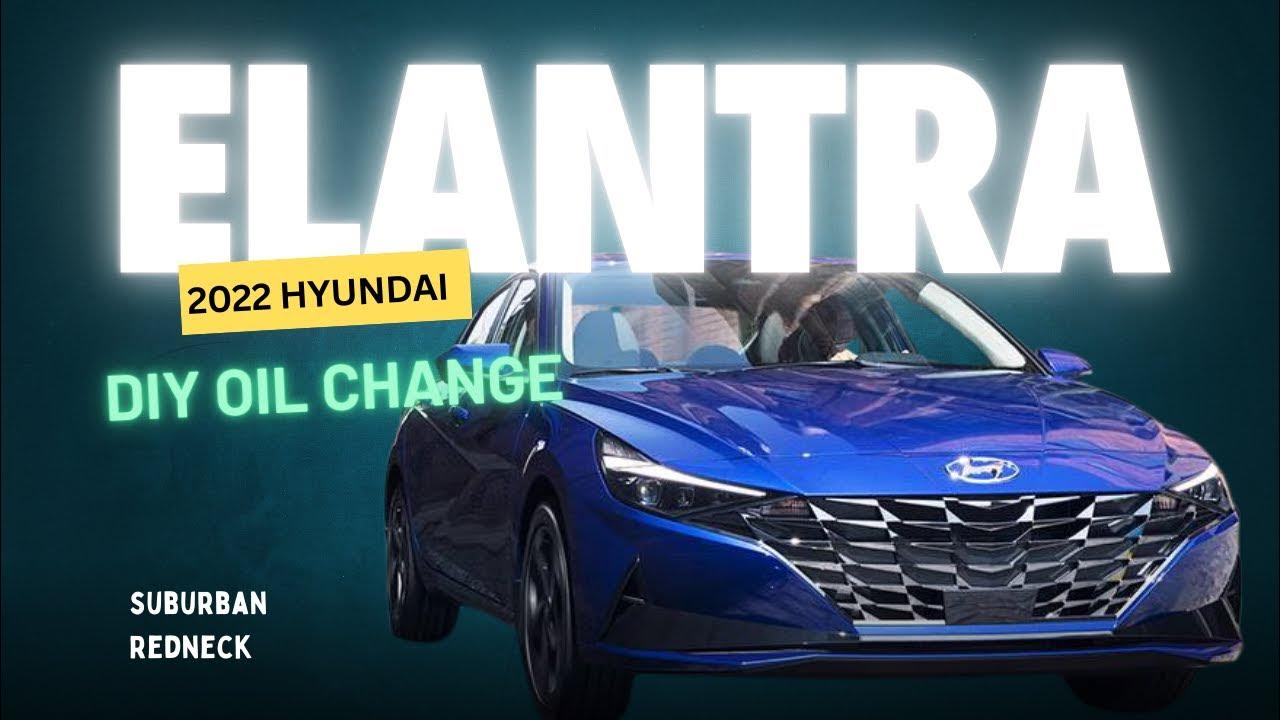 How to change oil 2022 Hyundai Elantra 2.0L (With cartridge filter