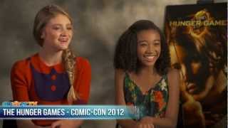 The Hunger Games Willow Shields & Amandla Stenberg Talk DVD Release