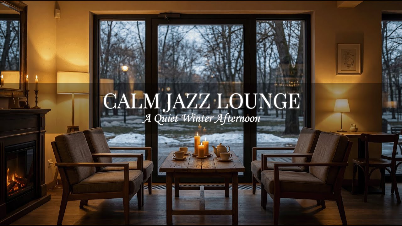 Calm Jazz Lounge 🎷 | A Quiet Winter Afternoon