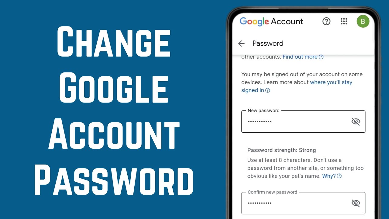 How To Change Google Account Password 2025 (Step-by-Step) - YouTube