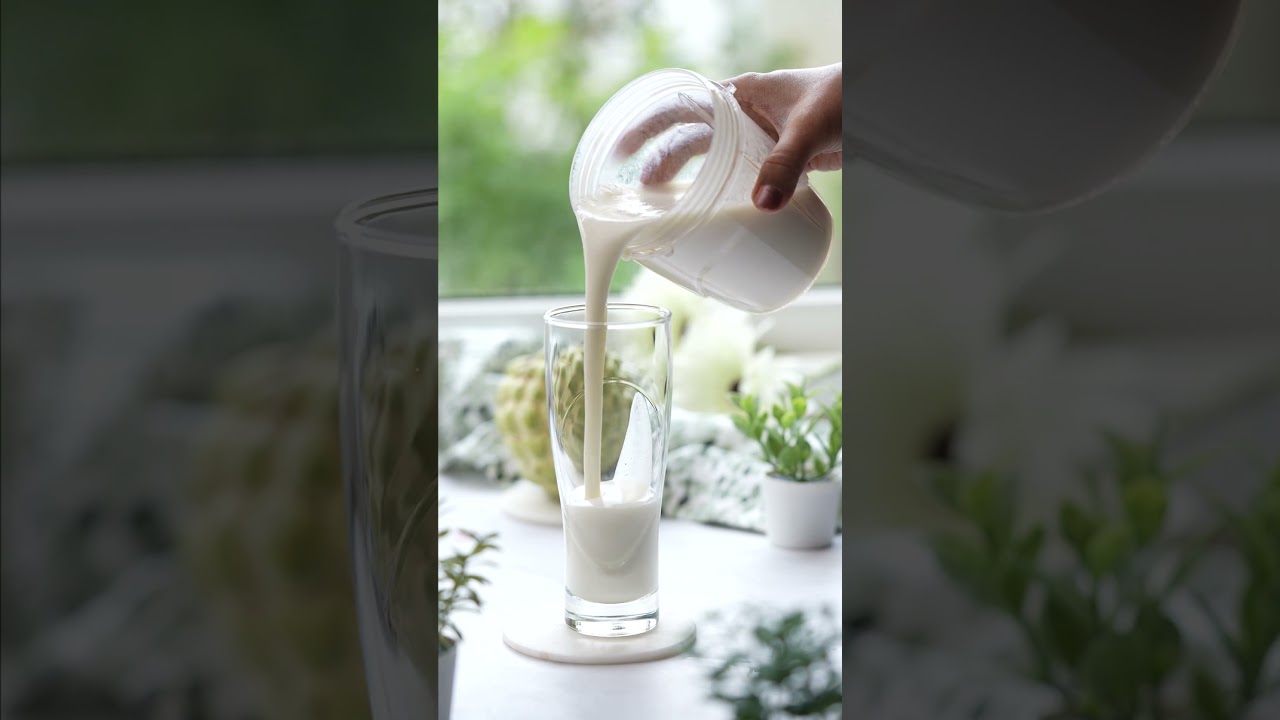 Custard Apple Milkshake | 2 ingredient Sitaphal Milkshake Recipe