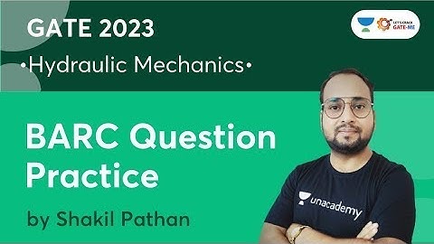 BARC question practice | Hydraulic Mechanics | Shakil Pathan | Let