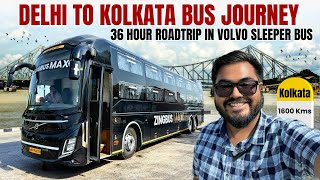 36 Hour Roadtrip from DELHI to KOLKATA | VOLVO Bus with Onboard Catering 😲 | ​​Delhi to Kolkata screenshot 5