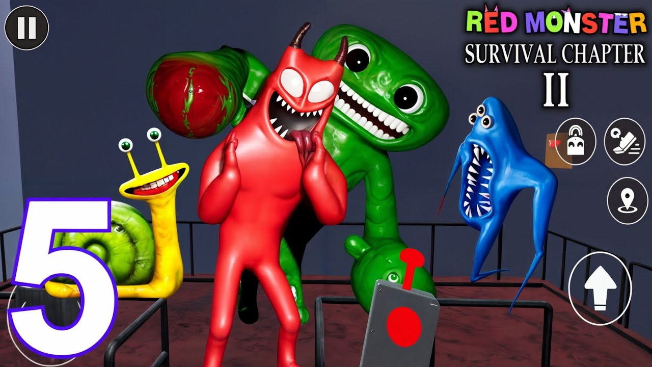 Garten of Banban Red Monster Survival Chapter 2 - Gameplay Walkthrough Part 5 (Android, iOS)