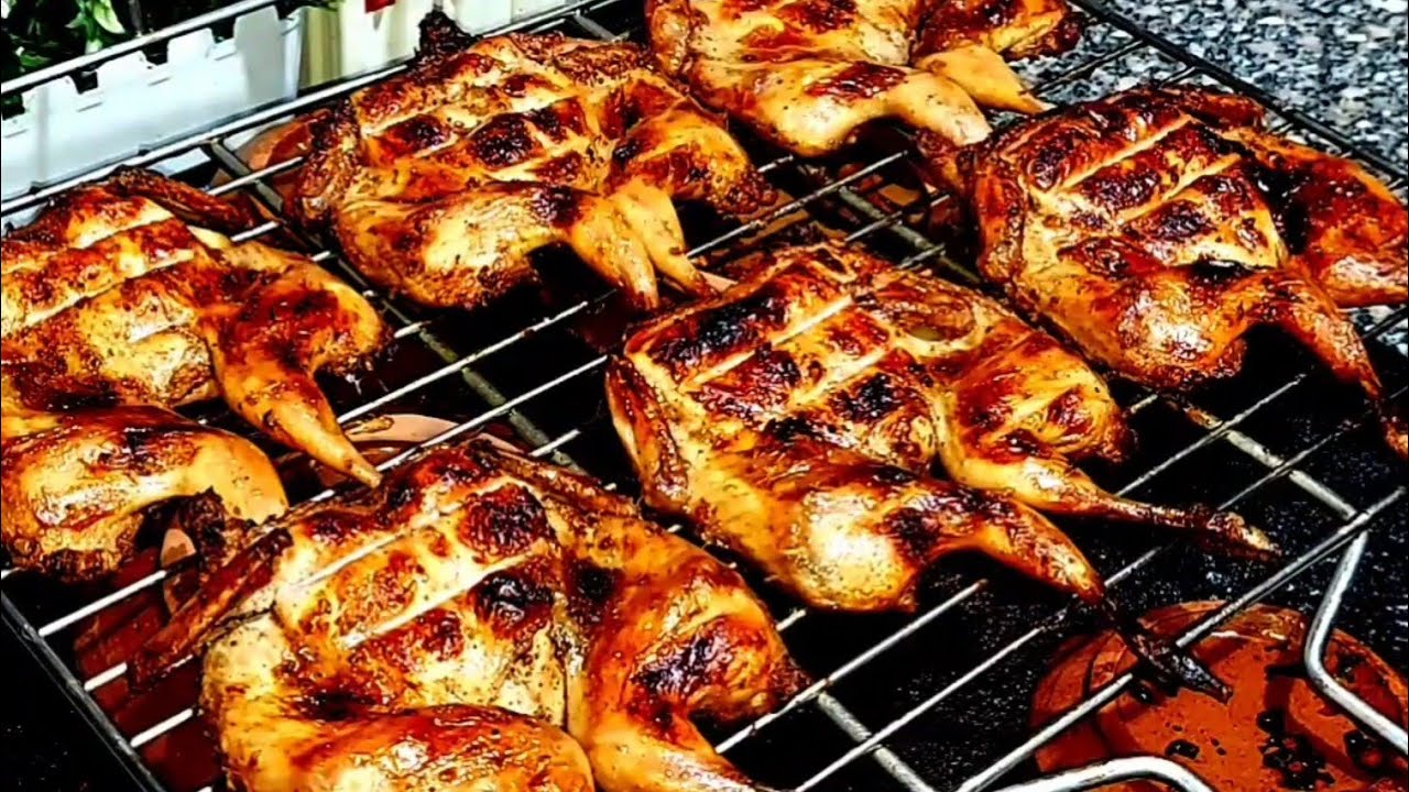 السمان المشوي😋بأفضل تتبيلة والذ طعم حاجا كدا عظمة 👌