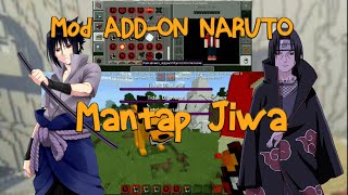 MOD NARUTO DI GAME MCPE SEMUA VERSI !!😱 screenshot 1