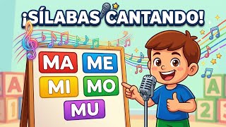 Aprende las Sílabas MA ME MI MO MU Cantando 🎶 | Aprender a Leer