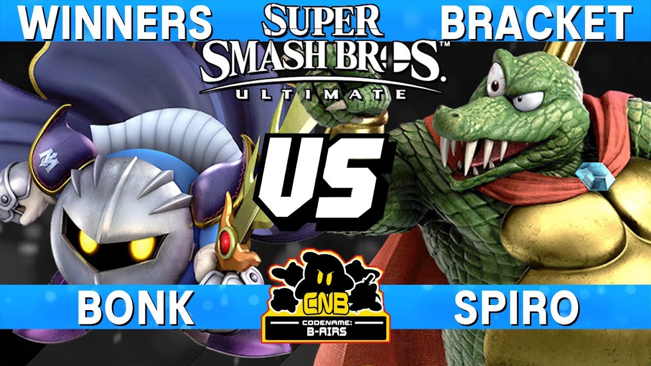 Smash Ultimate - Bonk (MK) vs Spiro (K. Rool) - CNB 168 Winners Bracket