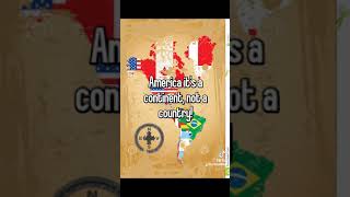 America is a continent not a country!!!👁️🏫