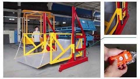 Premium quality 2000kg construction material hydraulic loading platform for truck & trailer