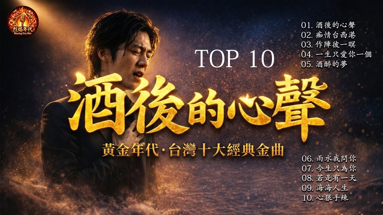 男人的心事，只有這首歌懂 🚬 凌晨 3 點的無眠歌單 [AI 滄桑男聲] 陪伴孤獨的靈魂【酒後的心聲, 痴情台西港, 一生只愛你一個】告訴我：哪一首歌，讓你的心隱隱作痛？Golden Era Hits