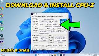 How to Download and Install CPU-Z on Windows 11 screenshot 4
