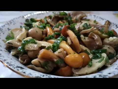 Закуска из Маринованных Грибов.Мой Рецепт.Snack aus eingelegten Pilzen.