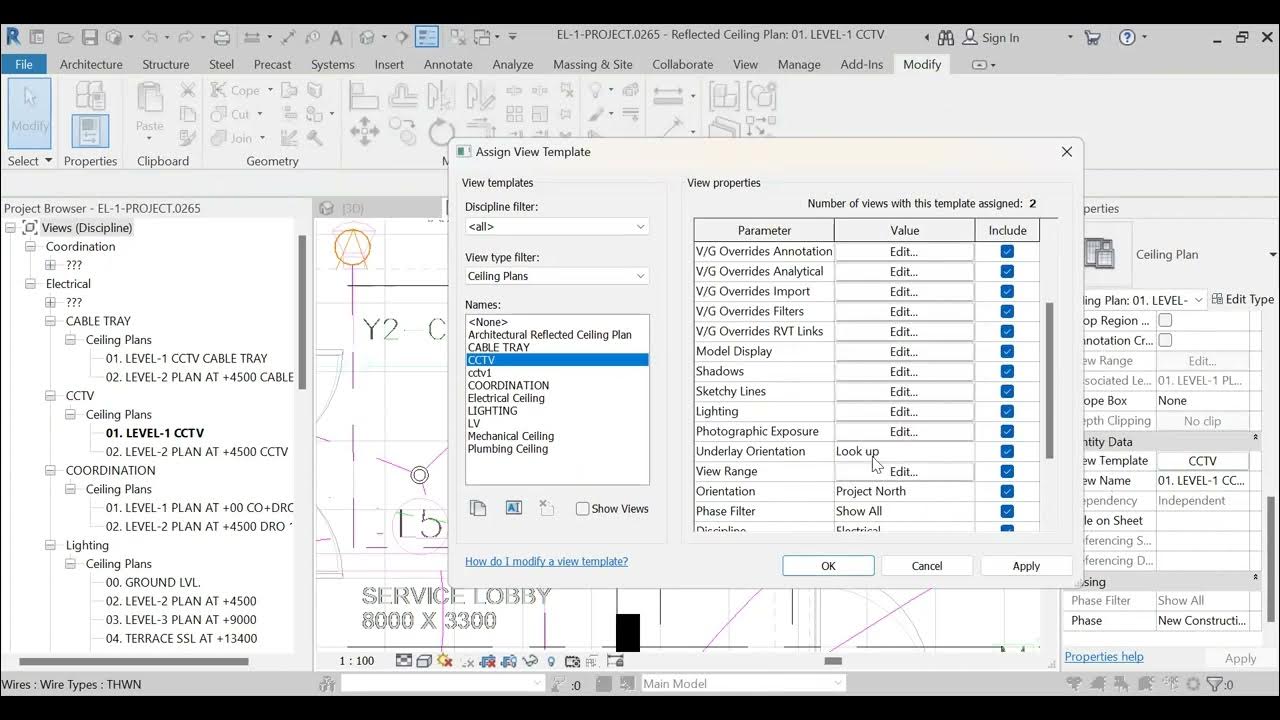 how to place smoke detector in Revit,, view range YouTube