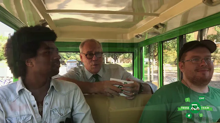 UNT Trivia Tram with President Smatresk