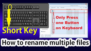 How to rename multiple files of folder at once in simplest way [win 7, 8 or more]