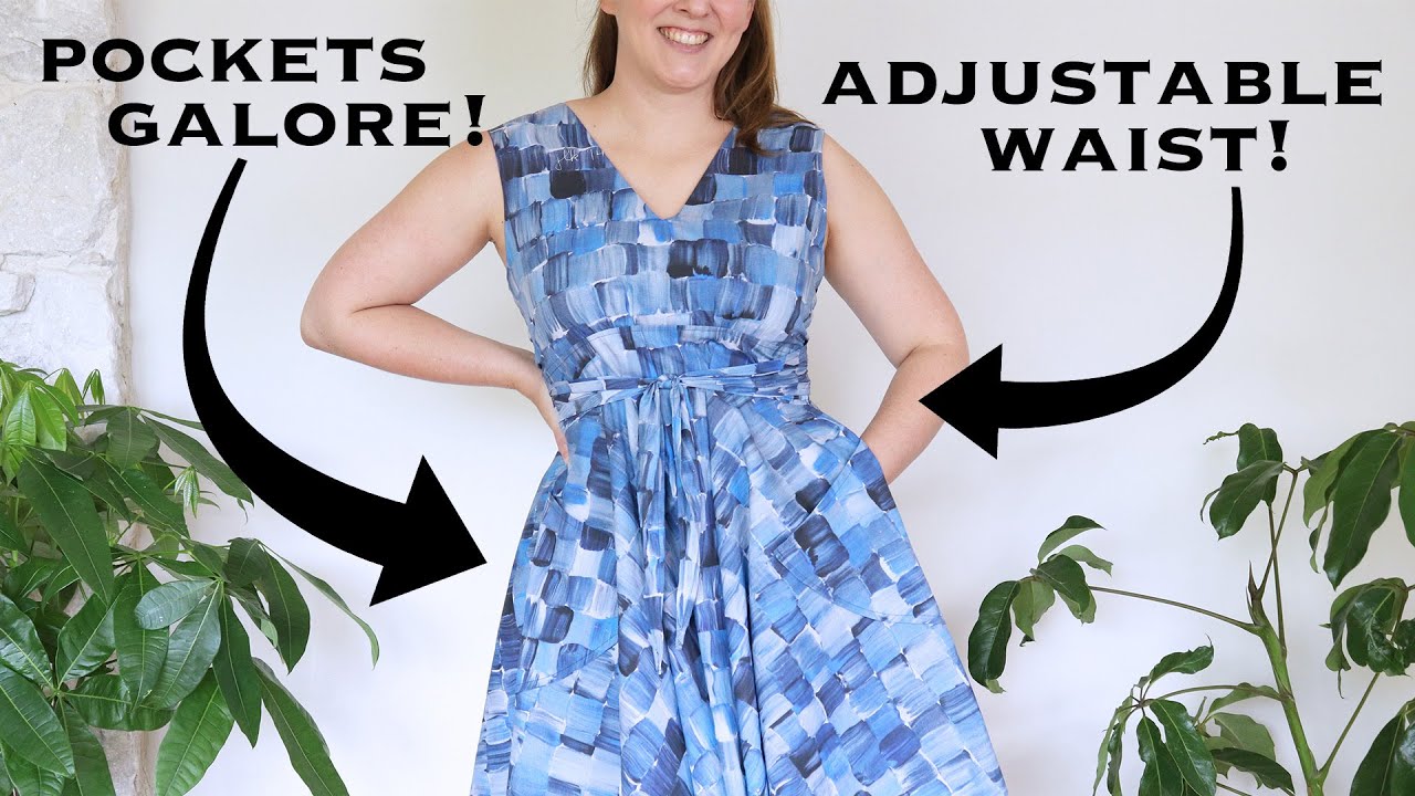It's Not a Wrap Pinafore - It's an Adjustable Split-Side Dress