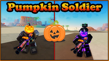 Pumpkin Soldier, Halloween 2025 Update Part 1 In Military Tycoon Roblox
