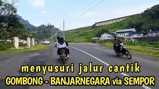 GOMBONG-BANJARNEGARA via SEMPOR (Menyusuri Jalur Cantik Jalan Gombong-Klampok)