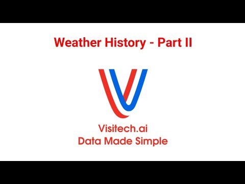 Data Made Simple - Weather History Part II