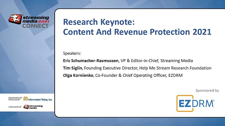 TUE1. Research Keynote: Content And Revenue Protec...