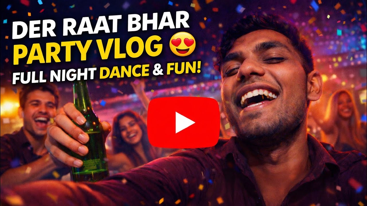Der Raat Bhar Party Vlog 😍 Full Night Dance & Fun!