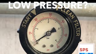 low filter pressure, how to clean a pool pump impeller