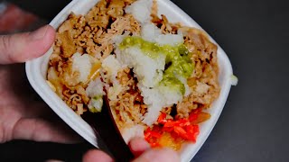 Life in Japan Yoshinoya Beef Bowl with Wasabi Coarsely Grated Radish