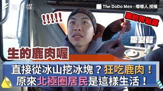 直接從冰山挖冰塊？狂吃鹿肉！原來北極圈居民是這樣生活！@The DoDo Men - 嘟嘟人