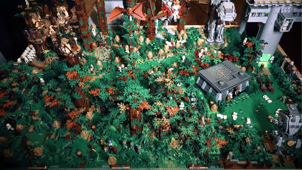 Happy May The 4Th Everyone! To Celebrate, Here Is My Huge Battle Of Endor  Moc Which