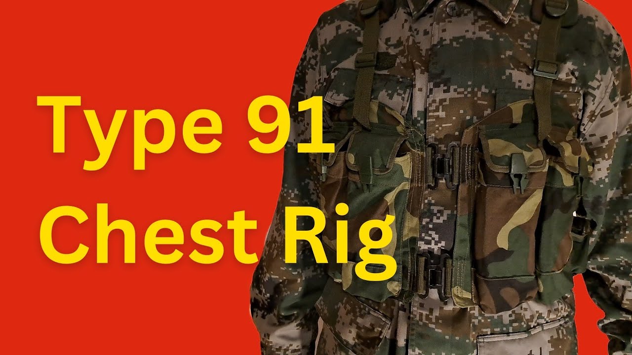 The Type 91 Chest Rig - Last 7.62x39 and the first LBV style chest rig of the PLA