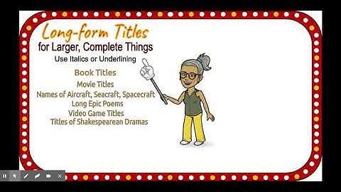 Capitalizing Titles - Google Slides