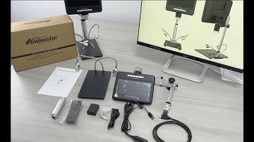 Andonstar AD207S digital microscope review- unboxing and assembly