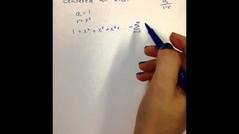 Geometric Power Series Part 2