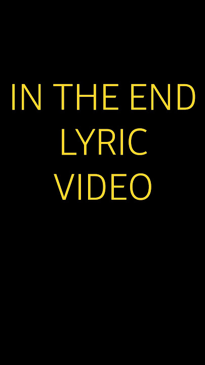 In the End   BROHM Lyric Video 💔🎧  Chill Vibes Only#Shorts 📱 #ViralShorts 🚀 #FYP 🎯