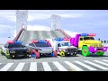 Meet new police cars sergeant lucas  wheel city heroes wch  fire truck cartoon for kids 3