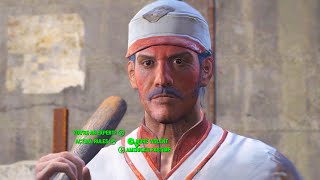 Codsworth's reaction on More Violent Baseball Rules. Fallout 4