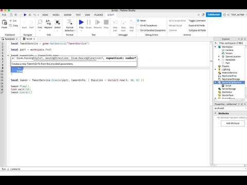 HOW TO ANIMATE PART LOOP WITH TWEENSERVICE 2023 ROBLOX STUDIO LUA SCRIPTING TUTORIAL [WORKING]