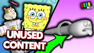 Spongebob Battle for Bikini Bottom LOST BITS | Cut Content & Unused Stages [TetraBitGaming]