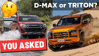 You asked: 2024 Isuzu D-Max or Mitsubishi Triton, what should you buy?
